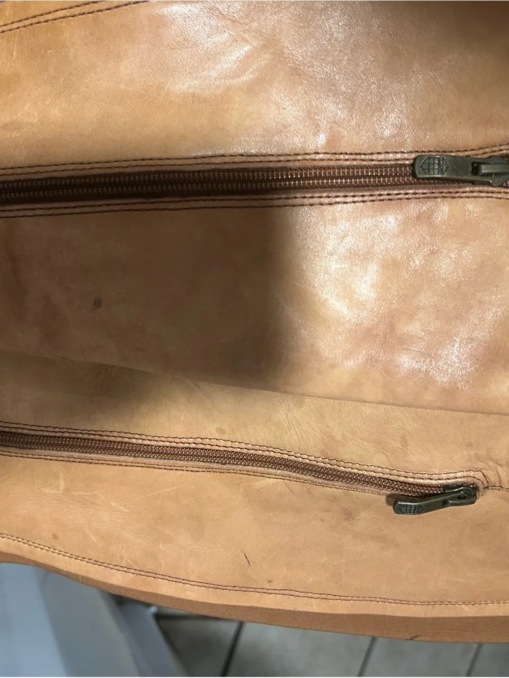 Vince Camuto Tall Over-the-Knee Leather Boots - Cognac Brown